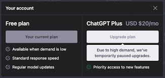 chatgpt plus停止注册针对ChatGPT Plus暂停注册的解决方案